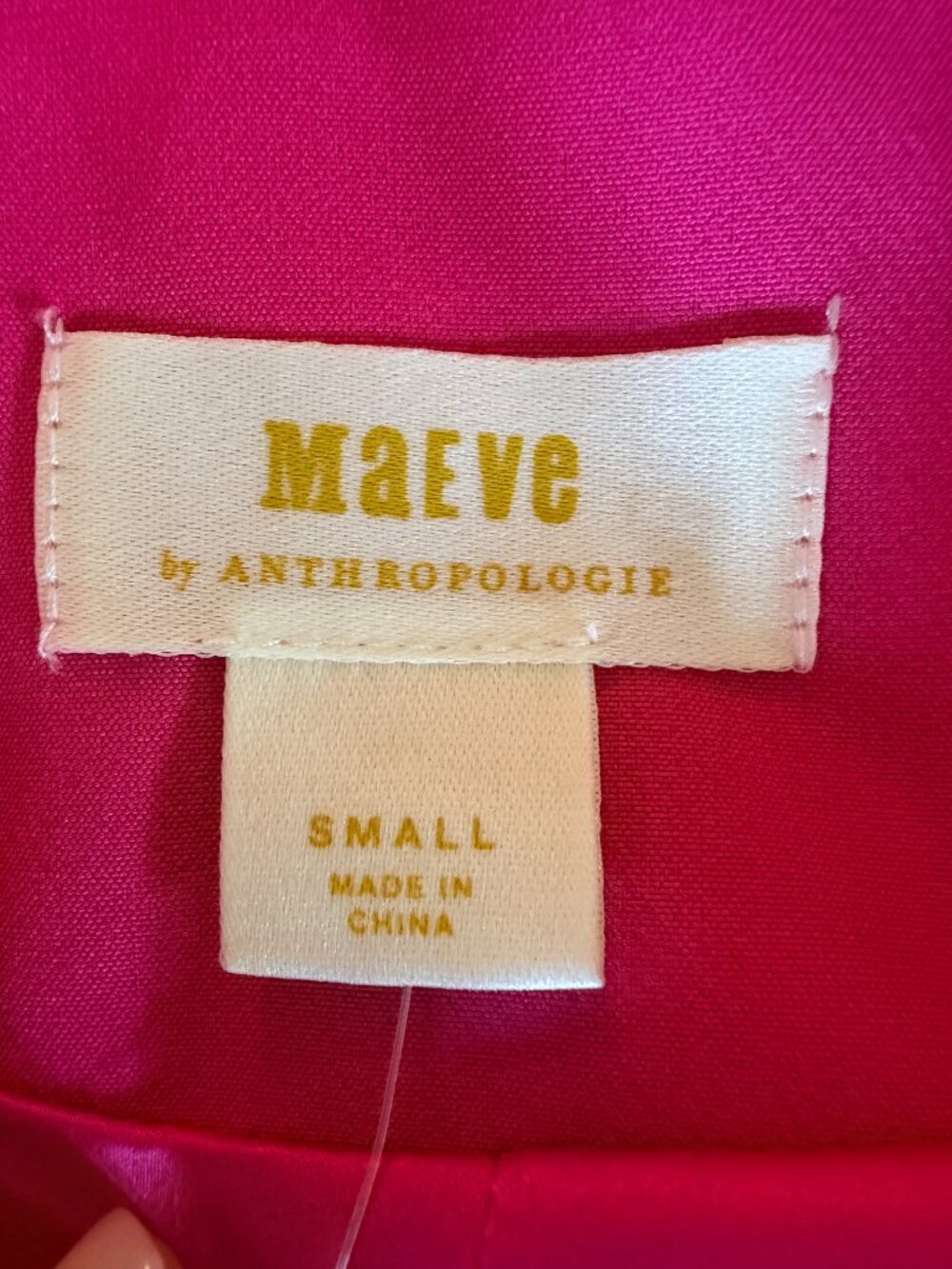 Anthropologie Maeve Pink Ribbon Blazer NWT Size Small - Picture 10 of 10